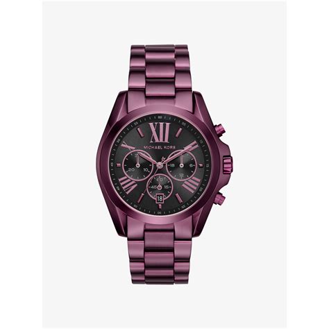 michael kors bradshaw watch plum|Michael Kors bradshaw.